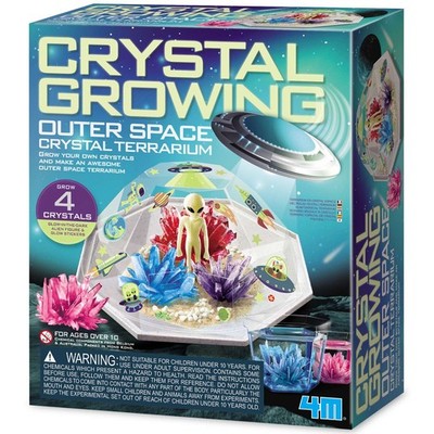 4M | Crystal Growing | Weltraum Kristall Terrarium | für Kinder ab 10+