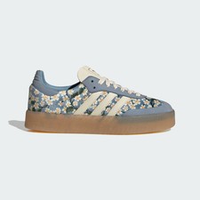 adidas Sambae Liberty London Floral Embroidery Blue Cream White Women' - JQ6046