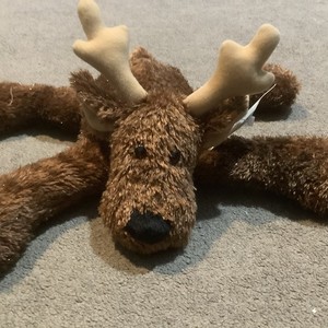 Hallmark Comet Reindeer Sparkly Brown Very Soft Plush Stuffed Animal Toy
