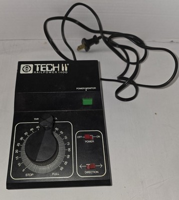 MRC TECH II Rail power 1400 Model Train Control Transformer IN BOX (untested)