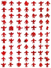 MUSCLE Men Red CHOOSE: Vintage 1980's Mattel M.U.S.C.L.E. Kinnikuman Figures