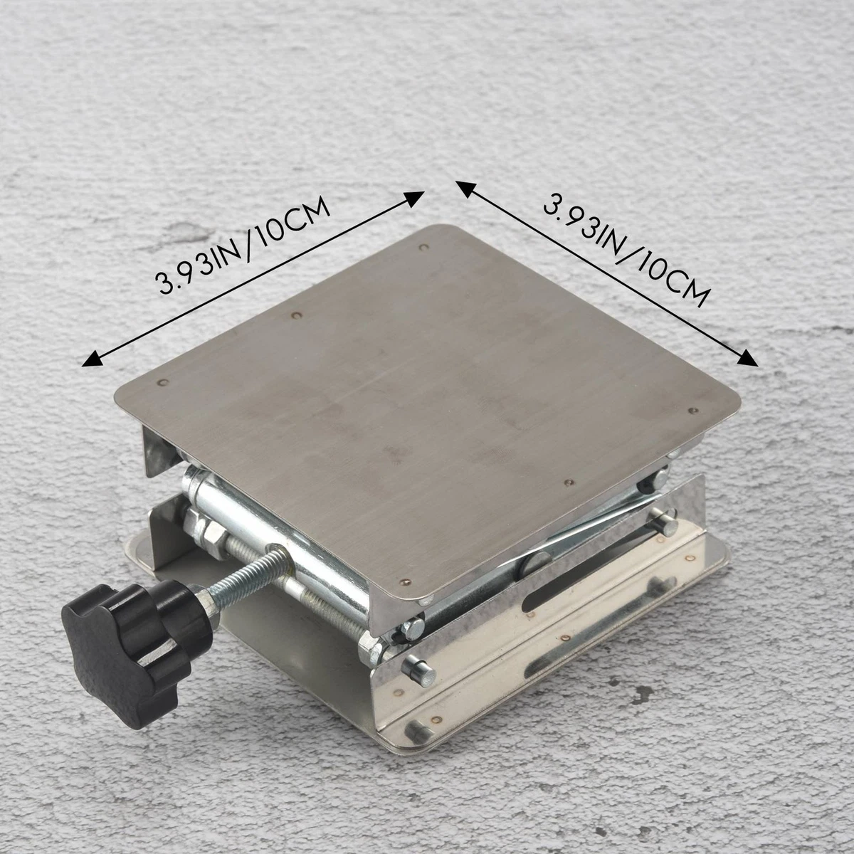 Scientific Lab Jack-100 x 100mm Stainless Steel Lab Stand Table Rack6409