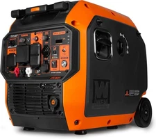WEN Quiet 6800-Watt Dual Fuel 6800W + 240V + Electric Start, Orange 