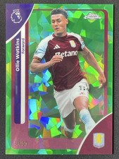 Ollie Watkins 2025-26 Topps Chrome Sapphire Premier League Green Sapphire /99