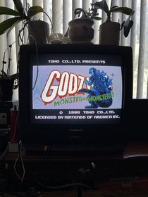 GODZILLA Monster of Monsters for Nintendo NES  ~Cleaned, Tested & Working~