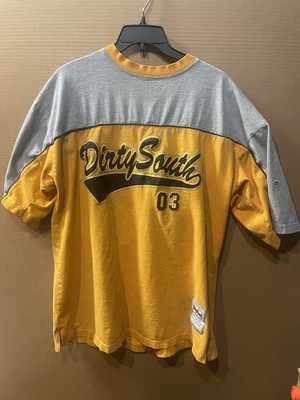 Vintage Yellow #3 Dirty South 2XL Jersey