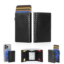 Designed for MagSafe Wallet Magnetic Card Holder,RFID Blocking Flip Trifold L...