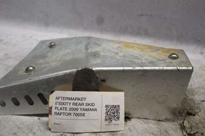 AFTERMARKET SIXiTY REAR SKID PLATE 2009 YAMAHA RAPTOR 700SE