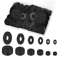 Gummi Unterlegscheiben 150 StüCk Schwarz Flachgummidichtungen 10,5-30Mm