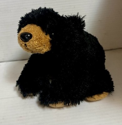 Wild Republic Mini Black Bear Cub 8  Plush Cuddlekins Bean Bag EC Fast Shipping