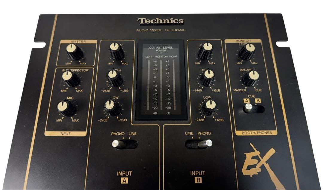 Technics SH-EX1200 DJ Mixer - Black - Fully Functional