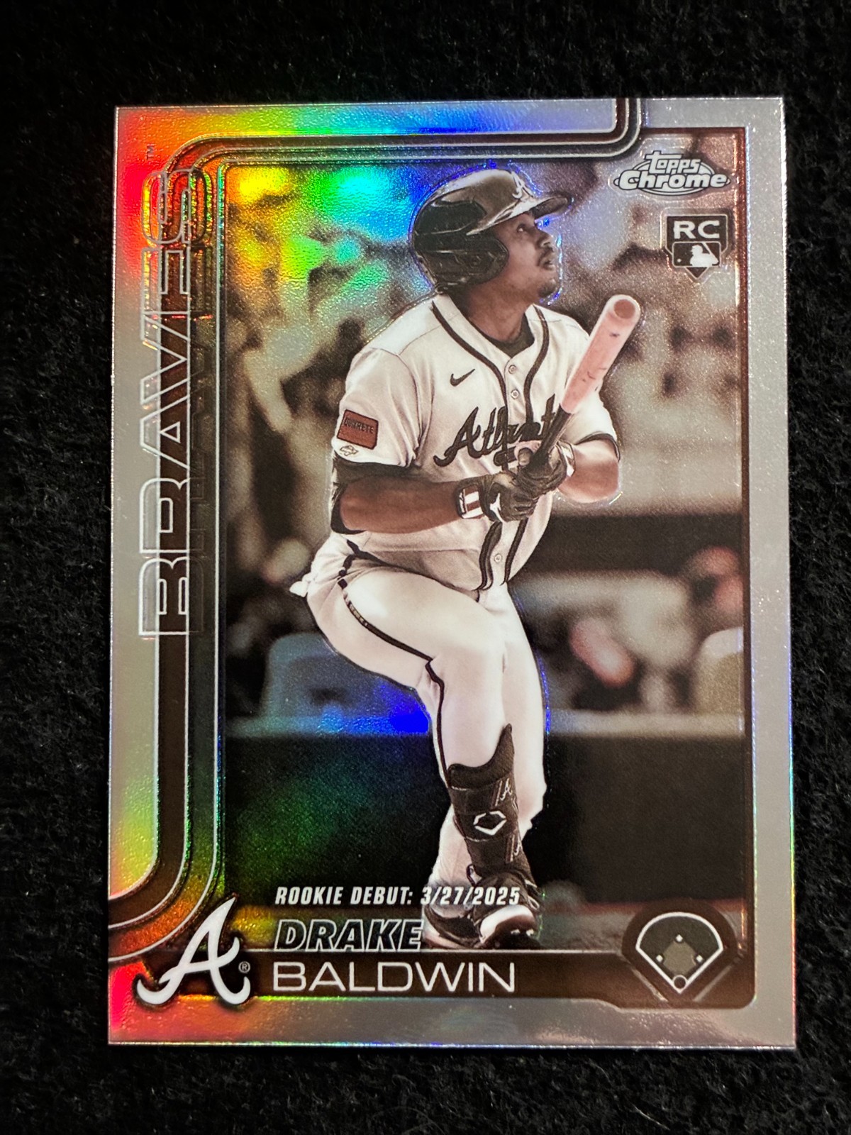 2025 Topps Chrome Update DRAKE BALDWIN RC Debut Sepia Refractor #USC88 - Braves