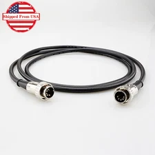 4N OFC Pure Copper Cord 5pin to 5pin DIN Amplifier Interconnect Cable for Naim