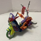 Vintage 1992 Teenage Mutant Ninja Turtles Samurai Scooter Missing 1 Sword