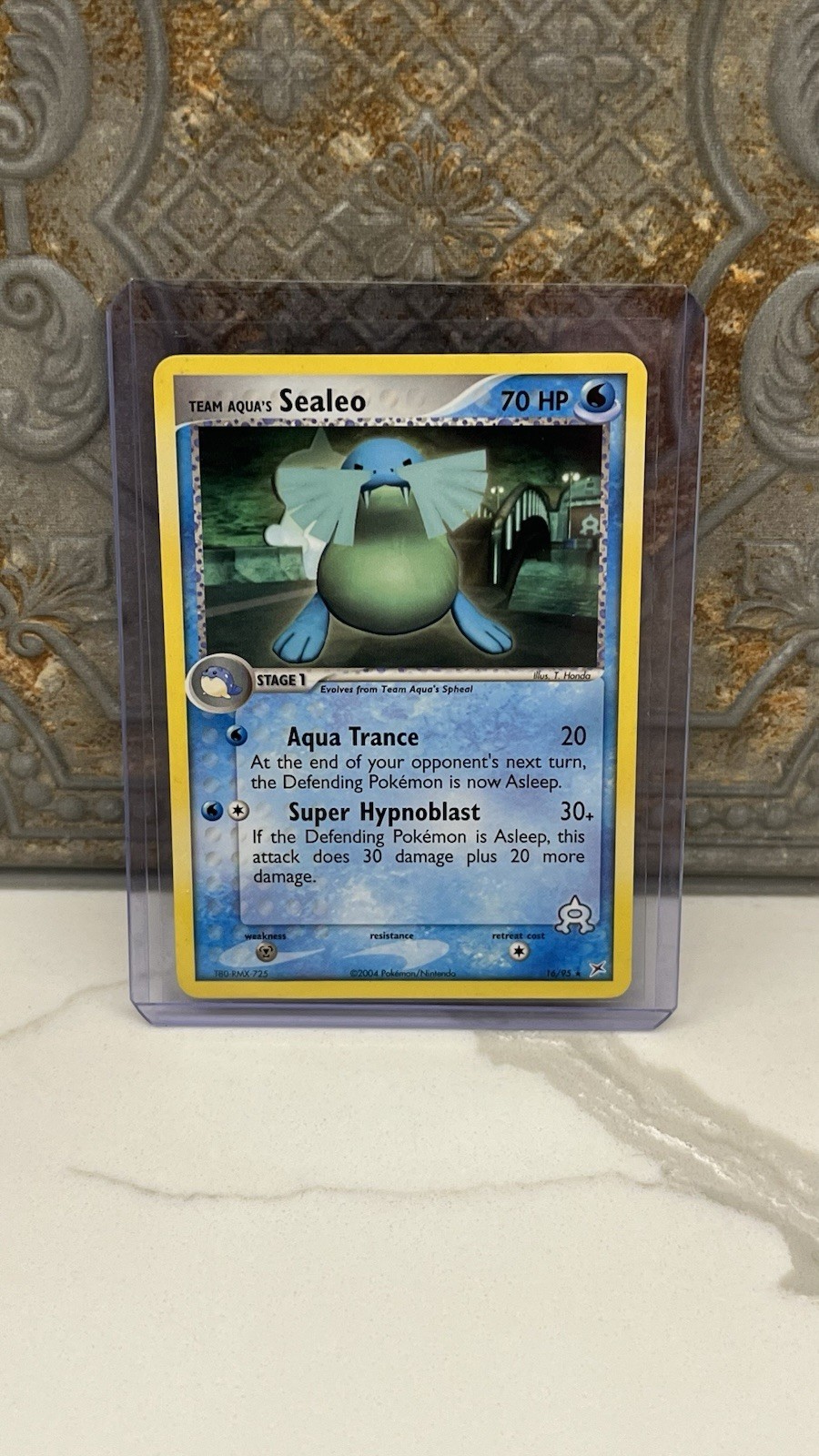 Team Aqua's Sealeo 16/95 - Team Magma vs Team Aqua Set - Pokemon Card - NM