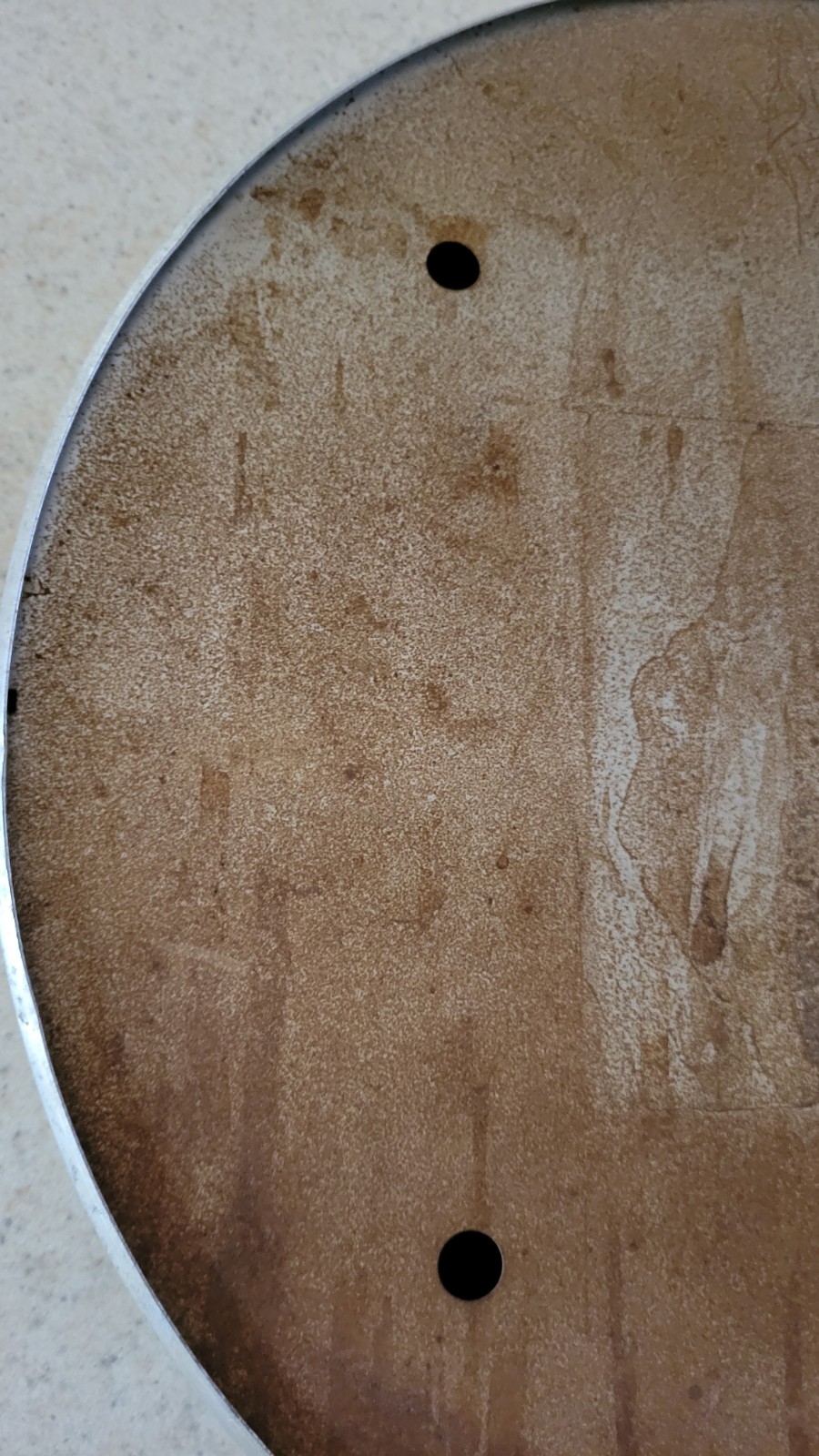 Vintage Rare Casite Bubble Glass Advertisement Thermometer