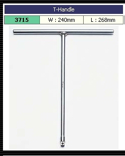 Koken 3/8" sq Drive Metal T Bar Spinner 3715 - Picture 1 of 1