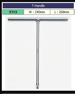 Koken 3/8" sq Drive Metal T Bar Spinner 3715  - Picture 1 of 1