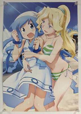 Ika Musume Squid Girl / Hyakka Ryoran Samurai  Bride 2-Sided Promo Anime Poster