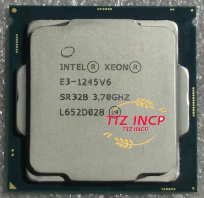 Intel Xeon E3-1245 v6 SR32B 3.70GHz 4-Cores 73W LGA1151 CPU Processor