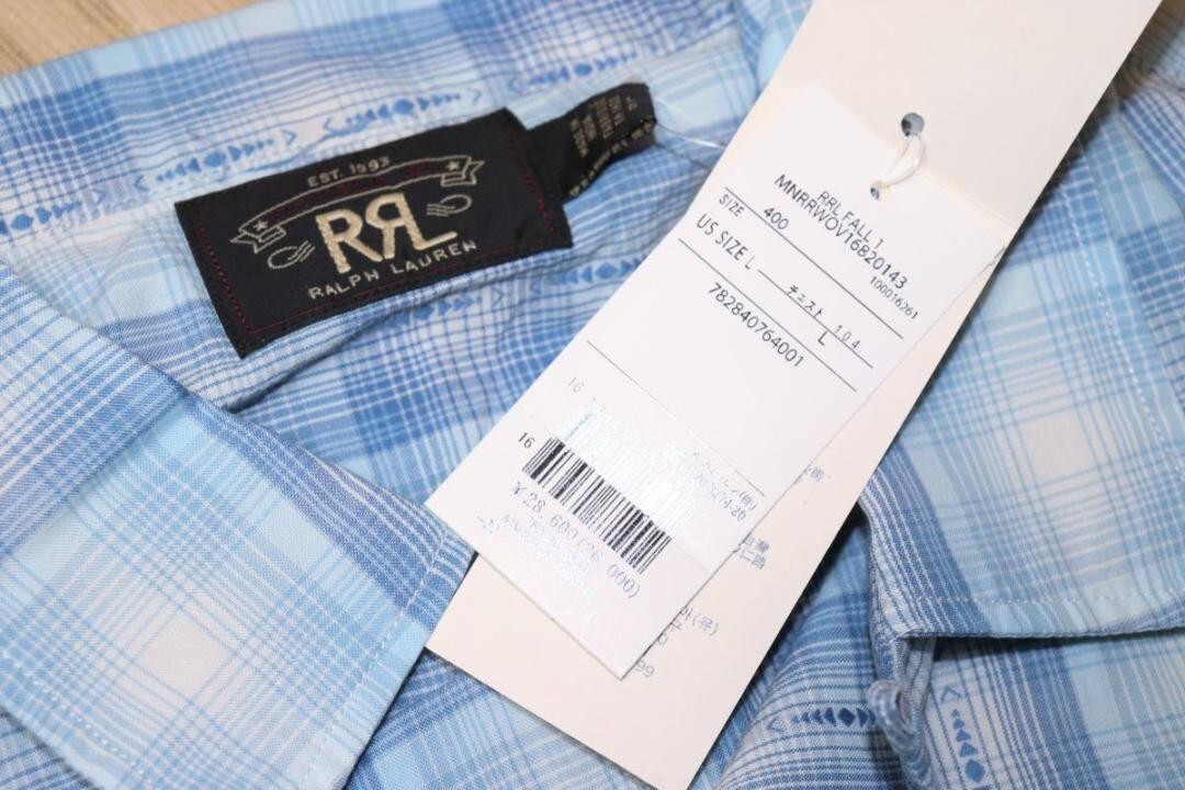 RRL CARTER CAMP LONG SLEEVE SPORT SHIRT