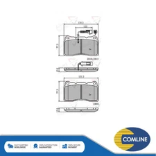 Fits Alfa Romeo 159 2005-2012 166 1998-2007 Brake Pads Set Front Allied Nippon