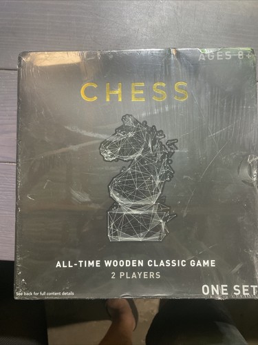 RMS International All-Time Wooden Classic Chess Game~2 Players Ages 8+ New! - Picture 4 of 5