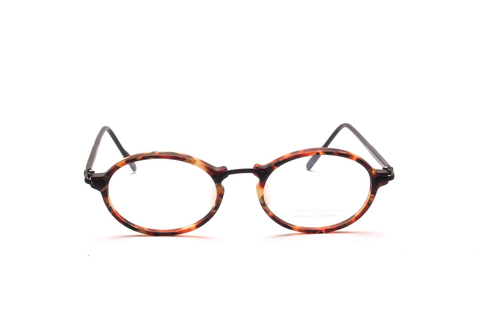Овальный фасон с металлическим покрытием Valentino Toscani Италия Schwarz Braun Унисекс