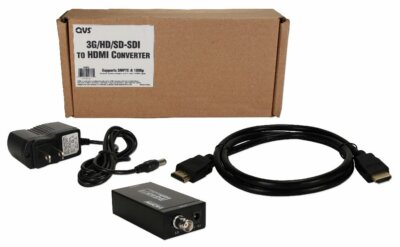 New QVS 3G/HD/SD-SDI to HDMI Converter Kit SMPTE & 1080p