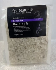 Spa Naturals Luxury Collection Lavender Bath Salt 15.87 oz New Sealed