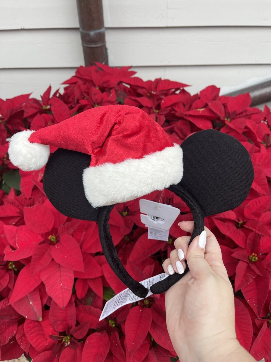 2022 Disney Parks Christmas Mickey Santa Hat Holiday  display picture 1