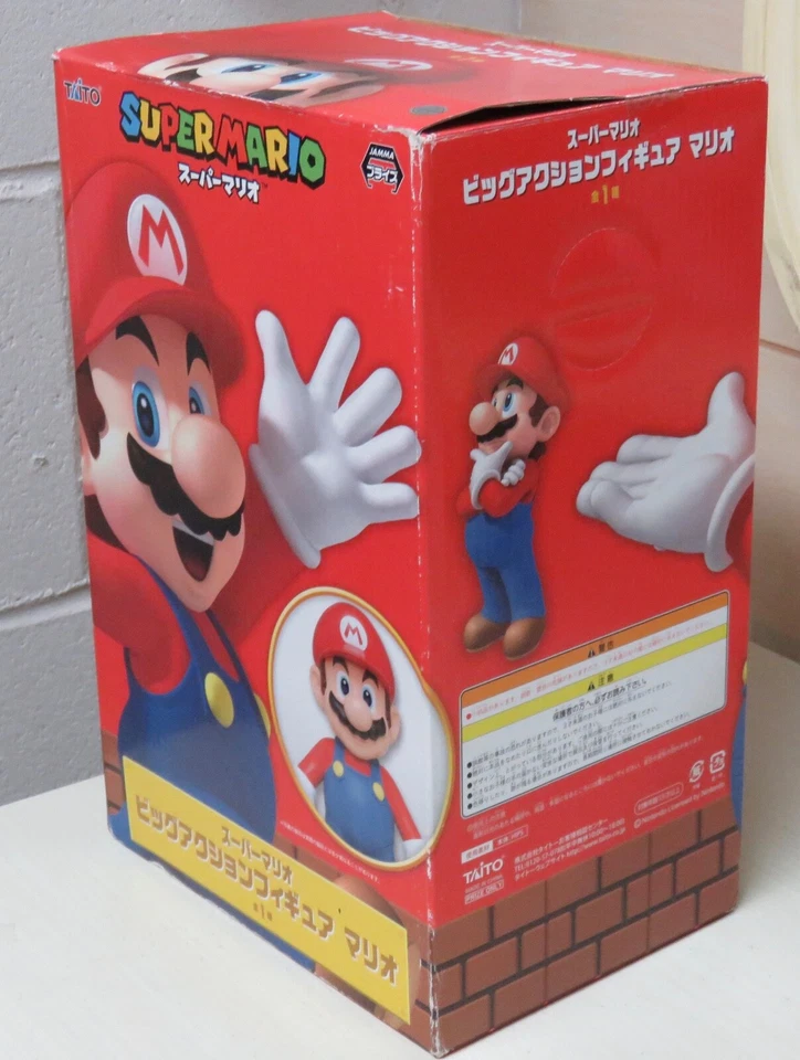 Figura de Acción Grande Super Mario Nintendo Taito Promo Premio Caja Sin Abrir Foto 2 de 4