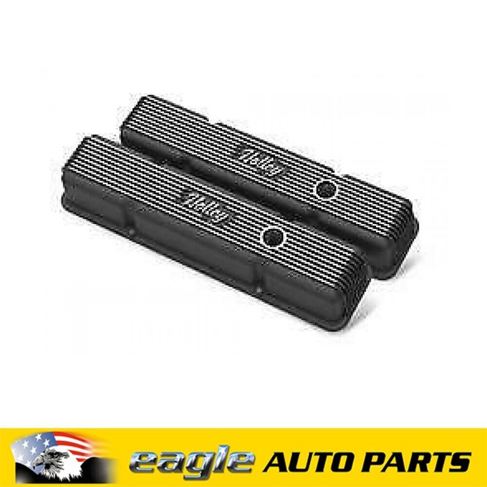 Chev 350 Small Block Holley Vintage Series Finned Rocker Covers # HO241 ...