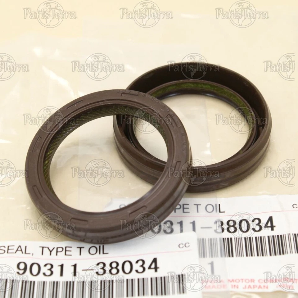 Sello de aceite de ajuste del árbol de levas genuino OEM Toyota CAMRY LEXUS RX300 - 2x 90311-38034 Foto 4 de 4