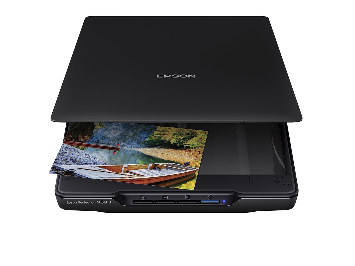 (未使用･未開封品)Epson Perfection V39 - Flatbed scanner - Letter - 4800 dpi x 4800 dpi - USB 2.0 Epson Perfection V39 II Compact Flatbed Photo Document Scanner