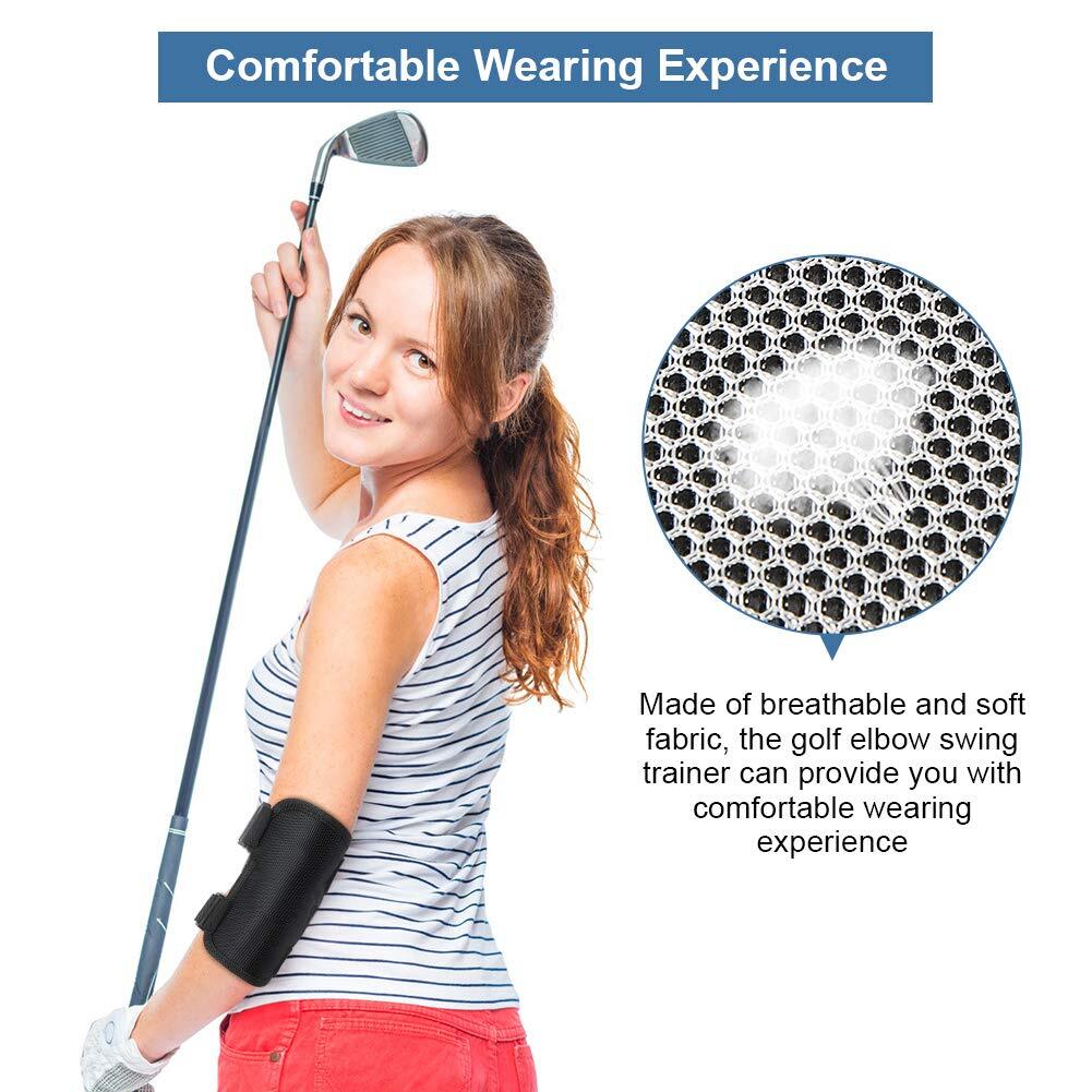 Swing Training Aid Elbow Swing Trainer Straight Arm Training Aid with TIK-Tok...