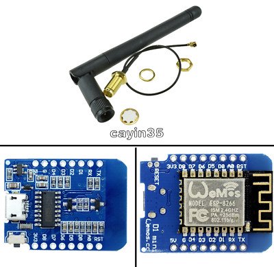 Wemos D1 Mini Scheda Di Sviluppo WiFi ESP8266 NodeMcu V3 - Con Chip CH340G - Per Progetti IoT E Automazione Dreame H13 - Foto 7