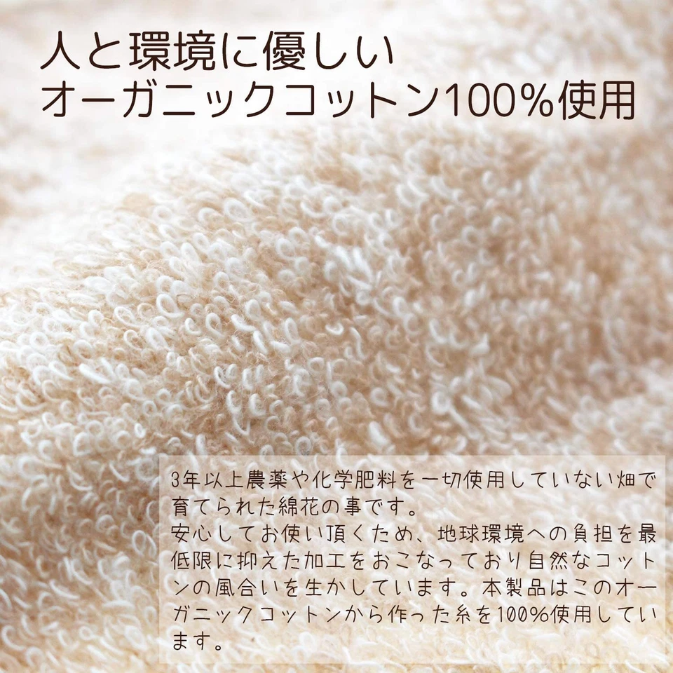 Baby Hug Pillow 8.7x5.5in Organic Cotton 100% JAPAN IMABARI Beige Soft Touch Foto 3 de 4