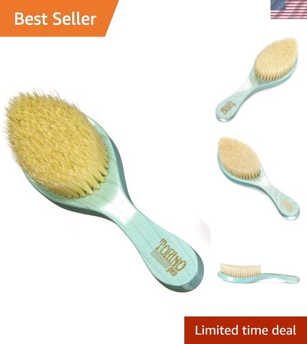 Soft Curved Hair Brush - Extra Long Boar Bristles - 360 Waves, Wavy Hair, Men