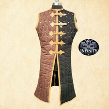 Medieval Royal Gambeson , Sleeve less Gambeson , Sleeve less Costume