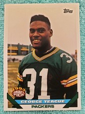 1993 TOPPS GEORGE TEAGUE DRAFT PICK #317 GREEN BAY PACKERS ROOKIE RC