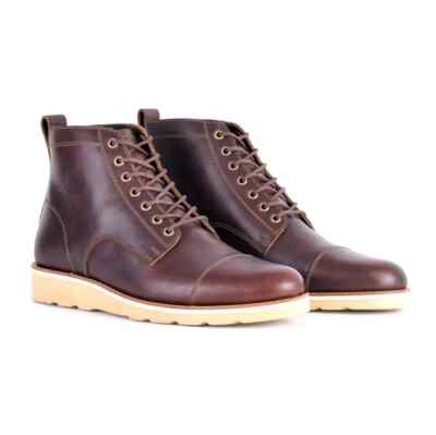 HELM Z112129 Men's Helm The Lou Cap Toe Lace-Up Boot Size 16 M