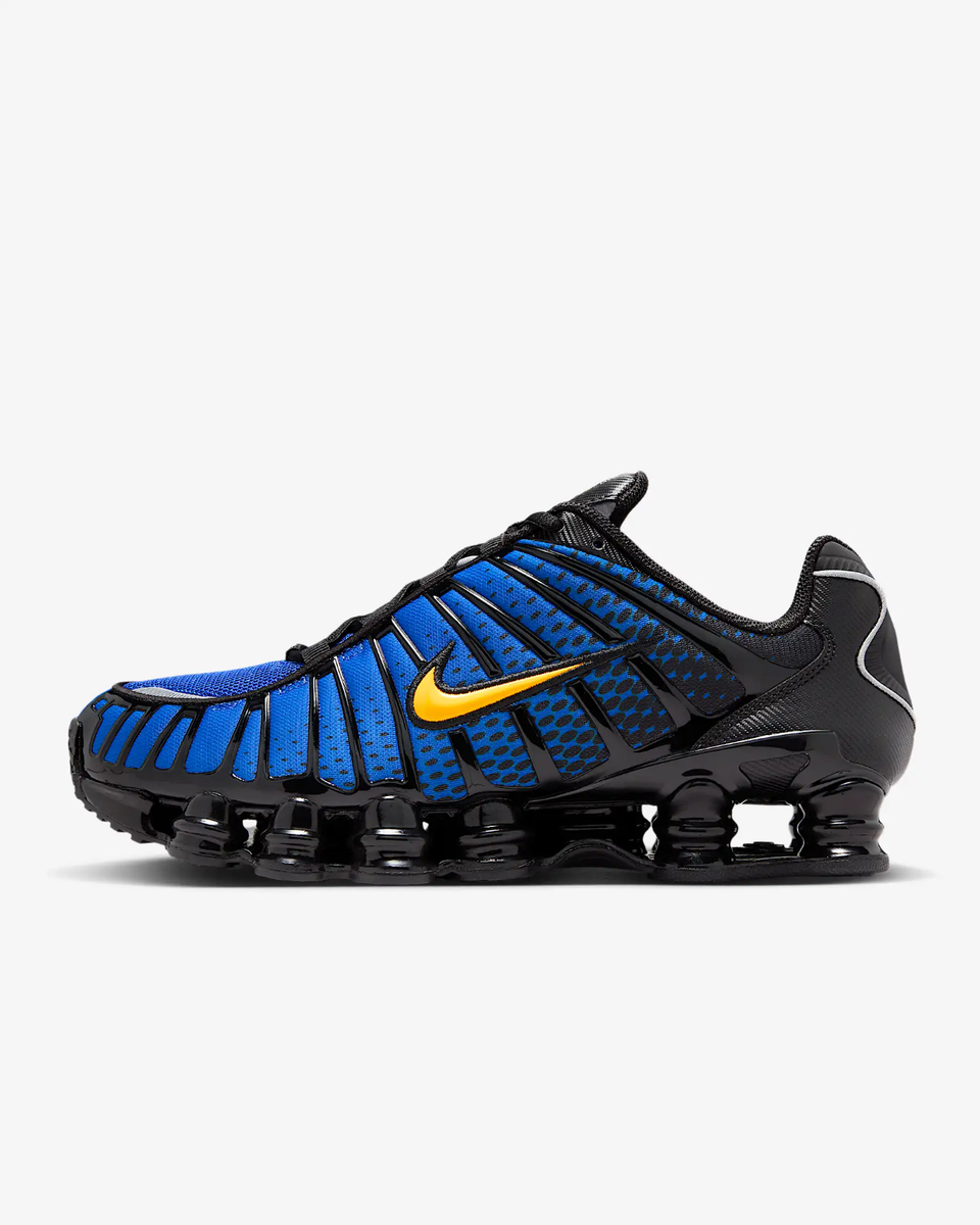 【NIKE】Shox TL Nike Shox TL Men's Shoes in Black/Metallic Silver/Lyon Blue