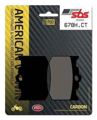 SBS 678H.CT Carbon Bremsbelag für Performance Machine 125 x 4R