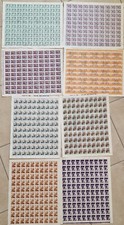 Lot de 8 feuilles de 800 timbres oblitérés Hongrie (3) - cote   100€