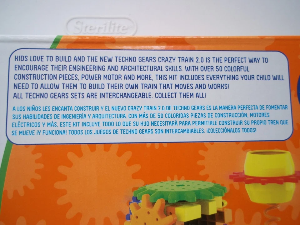 Techno Gears CRAZY TRAIN 2.0 - 50+ pcs Building Toy THE LEARNING JOURNEY INT'L - Image 4 of 4