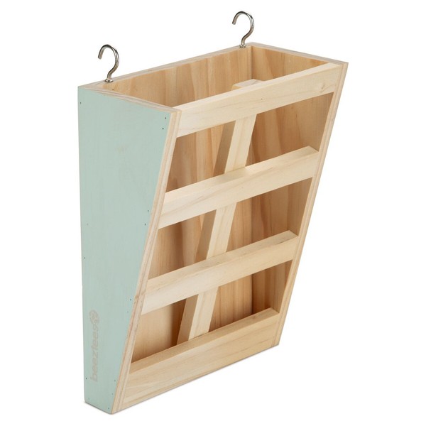 Beeztees Heuraufe Rima 20X15X8Cm Holz Mint FüR Nager - Frisches Heu Optimal!-image