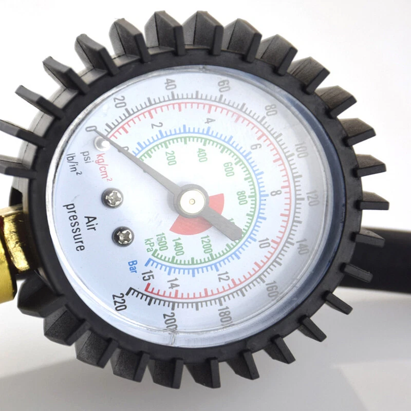 Car High Precision Tire Inflator with Gauge 150PSI Tire Pressure Tester w/Hose - Image 4 of 4