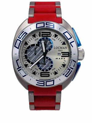 Reloj Locman Mar Titanio 47Mm 138Slrte/690 Crono Wr100M Scontadísimo Nuevo 
