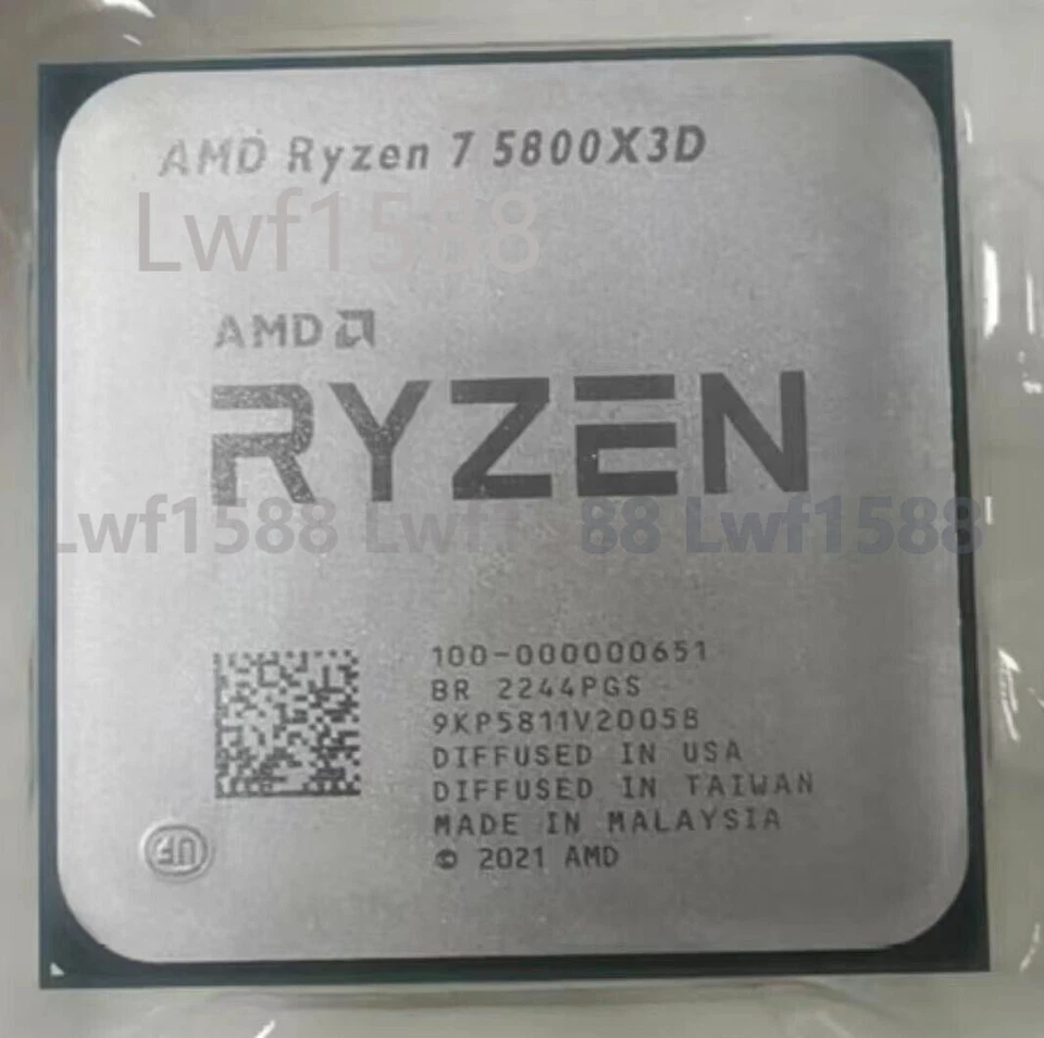 AMD Ryzen 7 5800X3D 8-Core 16-Thread 3,4-4,5Ghz 3-Level Cache 96MB CPU Prozessor